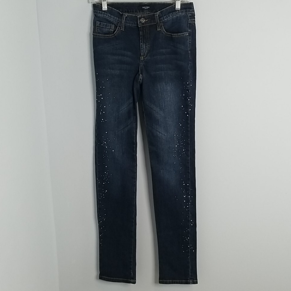 Karen Kane rhinestones embellished jeans 6